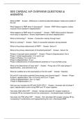 SEE CARDIAC A&sol;P OVERVIEW QUESTIONS & ANSWERS