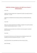 NURS3730&colon; All Pallium Questions with 100&percnt; Correct Answers &vert; Verified Solutions