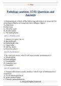 Pathology anatomy Y3 S1 Questions and  Answers