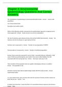 Chapter 2&colon; Environmental Epidemiology Questions And Correct Answers&period;