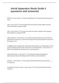 Aerial Apparatus Study Guide 1 questions well answered