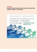 Test Bank - Community and Public Health Nursing&colon; Evidence for Practice&comma; 4th Edition &lpar;DeMarco&comma; 2024&rpar;&comma; Chapter 1-25 &vert; All Chapters