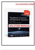 Problems and Solutions &ndash; Feedback Control of Dynamic Systems 8th Edition &lpar;Global Edition&rpar; &vert; Step-by-Step PDF Manual