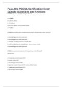 Palo Alto PCCSA Certification Exam Sample Questions and Answers 