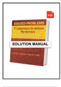 Solutions Manual &ndash; Communication Systems 5th Edition by Bruce Carlson &vert; PDF