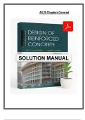 Solutions Manual for Design of Reinforced Concrete &lpar;10th Edition&rpar; by McCormac and Brown