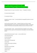 CMN 420 Practice Exam with Guaranteed Pass Solutions 2025&period;