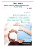 Essentials of Maternity&comma; Newborn&comma; and Women&rsquo;s Health Nursing 5th Edition &vert; Ricci Test Bank