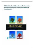 TEST BANK for The Life Span&comma; Human Development for Helping Professionals 5th Edition Patricia Broderick&comma; Pamella Blewitt&vert;latest 2025&vert;Ace your exam 