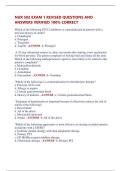 NUR 502 EXAM 1 REVISED QUESTIONS AND  ANSWERS VERIFIED 100&percnt; CORRECT
