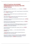 USPS 421 Postal Exam SSA ACADEMY  COMPREHENSIVE Exam Questions With 100&percnt;  Verified Solutions 