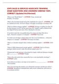 USPS SALES & SERVICES ASSOCIATE TRAINING  EXQM QUESTIONS AND ANSWERS VERIFIED 100&percnt;  CORRECT &vert;Updated And Revised&vert;