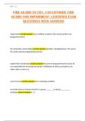 FIRE GUARD NY F01&comma; F-01CITYWIDE FIRE GUARD FOR IMPAIRMENT CERTIFIED EXAM QUESTIONS WITH ANSWERS