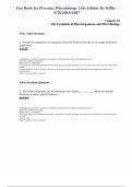 Test Bank For Prescotts Microbiology 11th Edition by Joanne Willey&comma; Kathleen Sandman&comma; Dorothy Wood