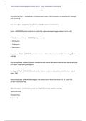 TCRN EXAM REVIEW QUESTIONS WITH 100&percnt; ACCURATE ANSWERS
