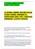 ATI MATERNAL NEWBORN PROCTORED EXAM  STUDY GUIDE&period; GRADED A&plus;&period;  QUESTIONS AND 100&percnt; VERIFIED  ANSWERS&period; LATEST UPDATE 