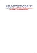 Test Bank For Pharmacology And The Nursing Process 10th Edition By Linda Lilley&comma; Shelly Rainforth Collins&comma;  Julie Snyder &vert; &vert; Chapter 1-58 &vert; Complete Questions And Answers A&plus;&lpar;Latest Update&rpar;