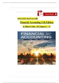 Solution Manual for Financial Accounting 11th Edition Robert Libby&comma; Patricia Libby&comma; Complete Chapters 1 - 13&comma; Verified Newest Version
