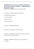 AMEDD DCC Exam Actual Exam 2026 &vert; All Questions and Correct Answers &vert; Graded A&plus; &vert; Verified Answers &vert; Brand New Version&excl;