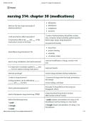 Nursing 314&colon; Medications and IV Therapy