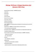Biology 192 Exam 3 Ulappa Questions And Answers 100&percnt; Pass 