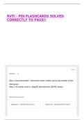 RVTI - PDI FLASHCARDS SOLVED CORRECTLY TO PASS&excl;&excl;
