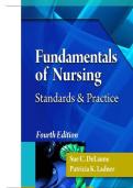 Test Bank For Fundamentals of Nursing: Standards and Practice Fourth Edition By Sue C. DeLaune and Patricia K. Ladner All Chapters Covered ,Latest Edition, ISBN:9781435480681