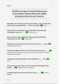 NCCER Instrumentation Exam &ndash; Questions with Correct Verified Solutions &ndash; Latest Update &ndash; 100&percnt; Guaranteed Pass