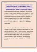 CIC INSURANCE COMPANY OPERATIONS EXAM AND PRACTICE  EXAM NEWEST 2025&sol;2026 ACTUAL EXAM WITH COMPLETE  QUESTIONS AND CORRECT DETAILED ANSWERS &lpar;100&percnt; VERIFIED  ANSWERS&rpar; &vert;ALREADY GRADED A&plus;&vert; &vert;&vert;PROFESSOR VERIFIED&vert;&vert; 