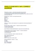 UNIQLO EXAM WITH 100&percnt; CORRECT ANSWERS 