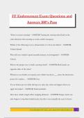 FF Endorsement Exam Questions and Answers 100&percnt; Pass