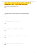 Afab 110 midterm study guide units 1- 8 Questions With Complete Solutions