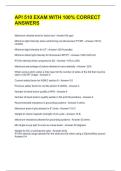 API 510 EXAM WITH 100&percnt; CORRECT ANSWERS