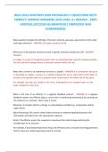 WGU D312 ANATOMY AND PHYSIOLOGY 1 &lpar;QUESTIONS WITH CORRECT VERIFIED ANSWERS&rpar; 2025-2026&comma; A&plus; GRADED &comma; 100- VERIFIED&comma;SUCCESSS GUARANTEED - SIMPLIFIED AND SUMMARIZED