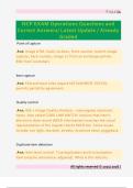 NCP EXAM Operations Questions and  Correct Answers&sol; Latest Update &sol; Already  Graded