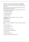 CEN 3721 FINAL EXAM QUESTIONS & ANSWERS