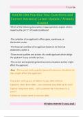 NACM CBA Practice Test Questions and  Correct Answers&sol; Latest Update &sol; Already  Graded 