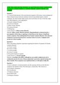 NR 607 FINAL EXAM 2025&sol;2026 TESTBANK &vert; ALL QUESTIONS AND CORRECT ANSWERS WITH RATIONALES &vert; ALREADY GRADED A&plus; &vert; VERIFIED ANSWERS &vert; NEWEST VERSION &vert; JUST RELEASED