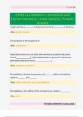 CBNS 120 Midterm 1 Questions and  Correct Answers&sol; Latest Update &sol; Already  Graded 