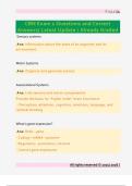 CBN Exam 1 Questions and Correct  Answers&sol; Latest Update &sol; Already Graded 
