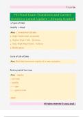 FSI Final Exam Questions and Correct  Answers&sol; Latest Update &sol; Already Graded 