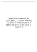 Test Bank For Microbiology Fundamentals A Clinical Approach 2024 Release Marjorie Kelly Cowan&comma; Heidi Smith and Jennifer Lusk Chapter 1-22 &vert; Complete Solution Guide&period;