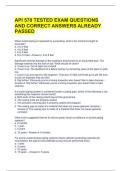 API 570 TESTED EXAM QUESTIONS AND CORRECT ANSWERS ALREADY PASSED