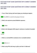 RCIS EXAM STUDY GUIDE QUESTIONS WITH CORRECT ANSWERS 2025-2026