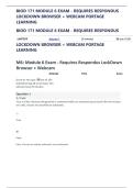 BIOD 171 MODULE 6 EXAM - REQUIRES RESPONDUS LOCKDOWN BROWSER &plus; WEBCAM PORTAGE LEARNING 