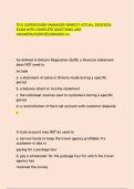 TICO SUPERVISOR&sol; MANAGER NEWEST ACTUAL 2025&sol;2026  EXAM WITH COMPLETE QUESTIONS AND  ANSWERS&sol;VERIFIED&sol;GRADED A&plus;