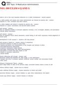 NSG-300 EXAM 4 Q AND A