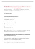 PSY 5330 04 Reliability Exam &ndash; Questions with 100&percnt; Correct Answers &vert; Verified Solutions