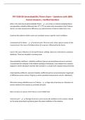 PSY 5330 06 Generalizability Theory Exam &ndash; Questions with 100&percnt; Correct Answers &vert; Verified Solutions