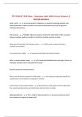 PSY 5330 07 SEM Exam &ndash; Questions with 100&percnt; Correct Answers &vert; Verified Solutions